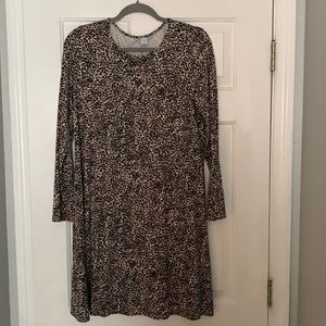 Old Navy Leopard Swing Dress